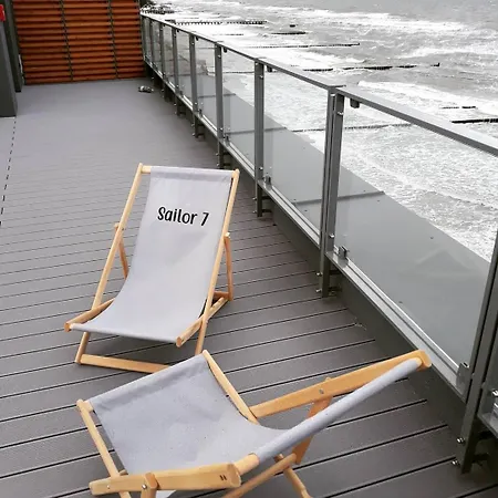 Sailor 7 Z Bocznym Widokiem Na Morze Apartamento Ustronie Morskie